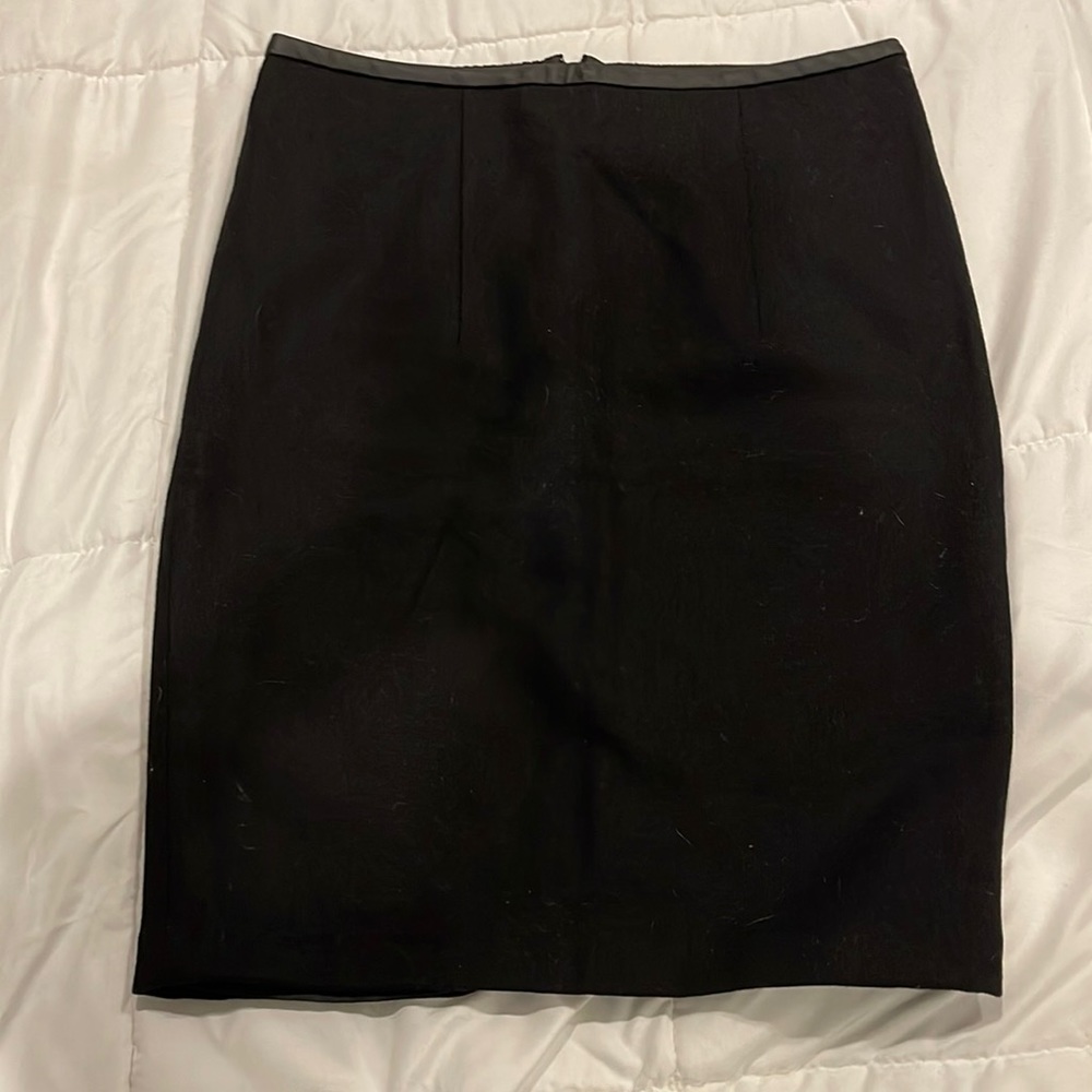 Black pencil skirt